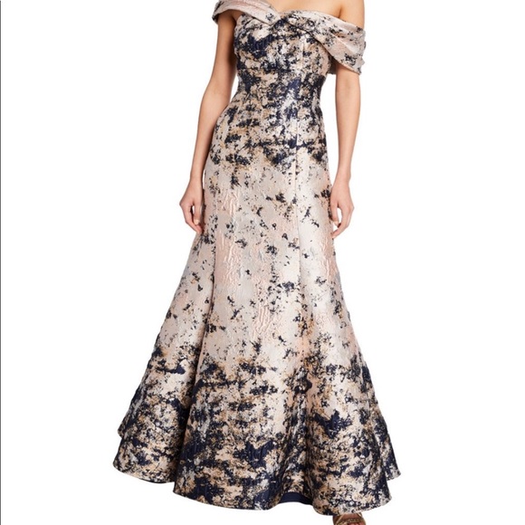 brocade one piece dresses